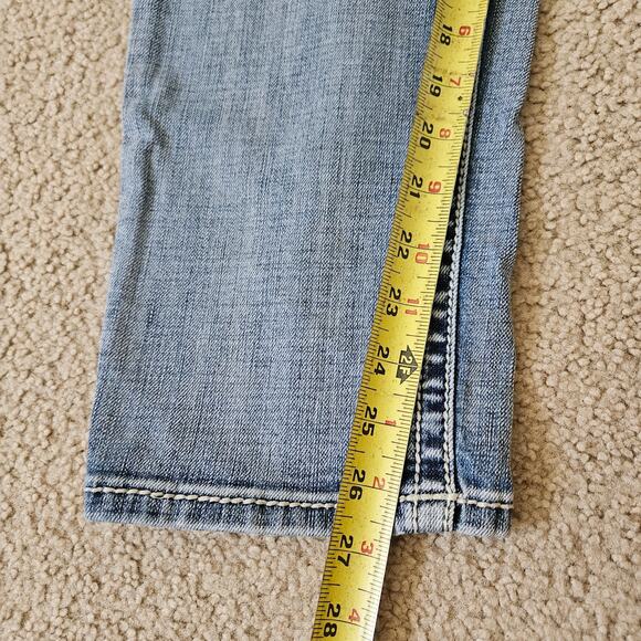 Rock & Roll Denim Low Rise Crop Jeans - Size 31 - Picture 7 of 7